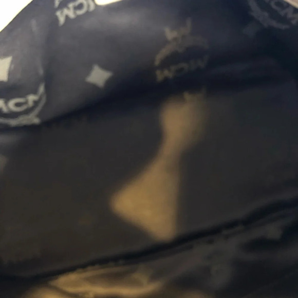 MCM CREAM VISETOS LEATHER BAG - Picture 12 of 16